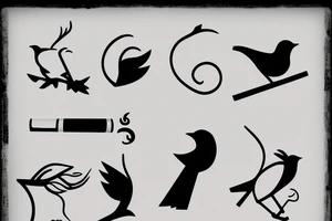 a bird smoking cigarette tattoo idea