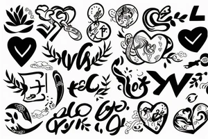 strength growth love tattoo idea