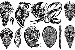 strength growth love tattoo idea