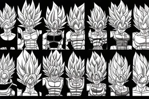 Sculpture of dragon ball z tattoo idea