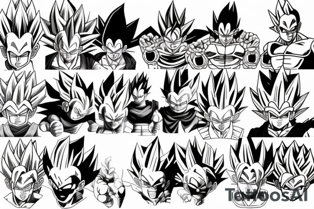 dragon ball z tattoo idea