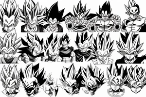 dragon ball z tattoo idea