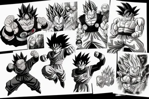 dragon ball z tattoo idea