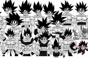 dragon ball z tattoo idea