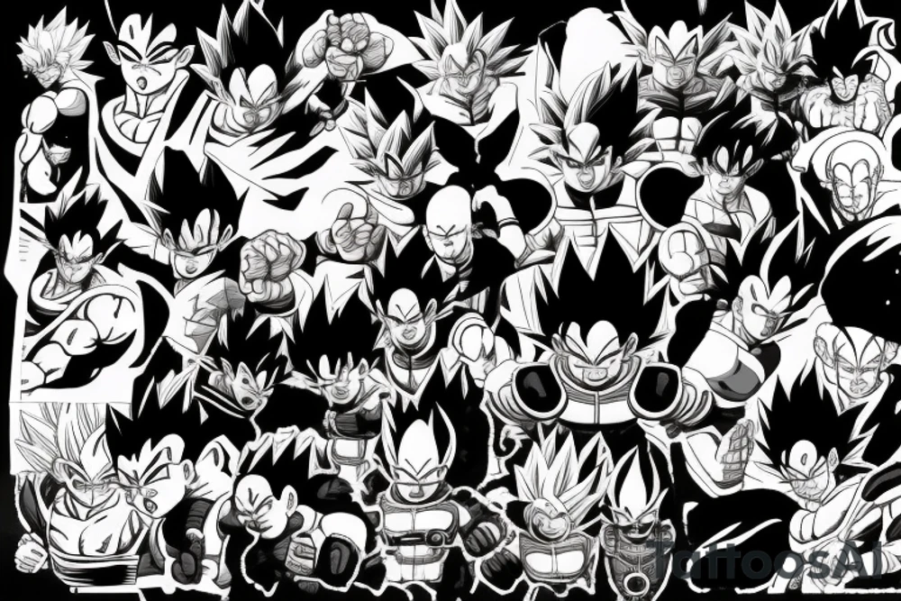 dragon ball z tattoo idea