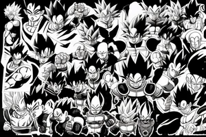dragon ball z tattoo idea