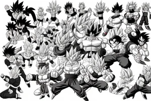 dragon ball z tattoo idea