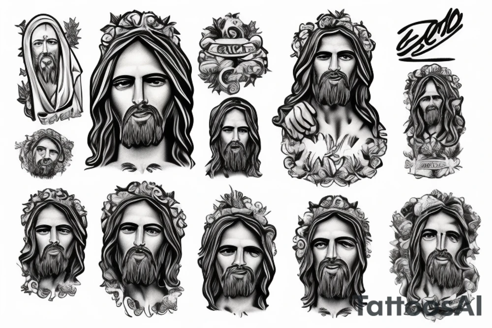 Jesus tattoo idea
