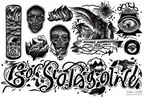 The storm on the sea of galilee tattoo idea