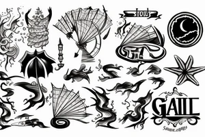 The storm on the Sea of Galilee painting tattoo idea