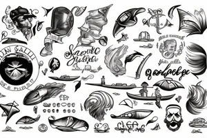 The storm on the Sea of Galilee painting tattoo idea