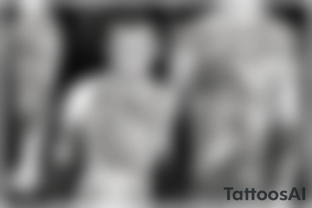 The storm on the Sea of Galilee painting tattoo idea