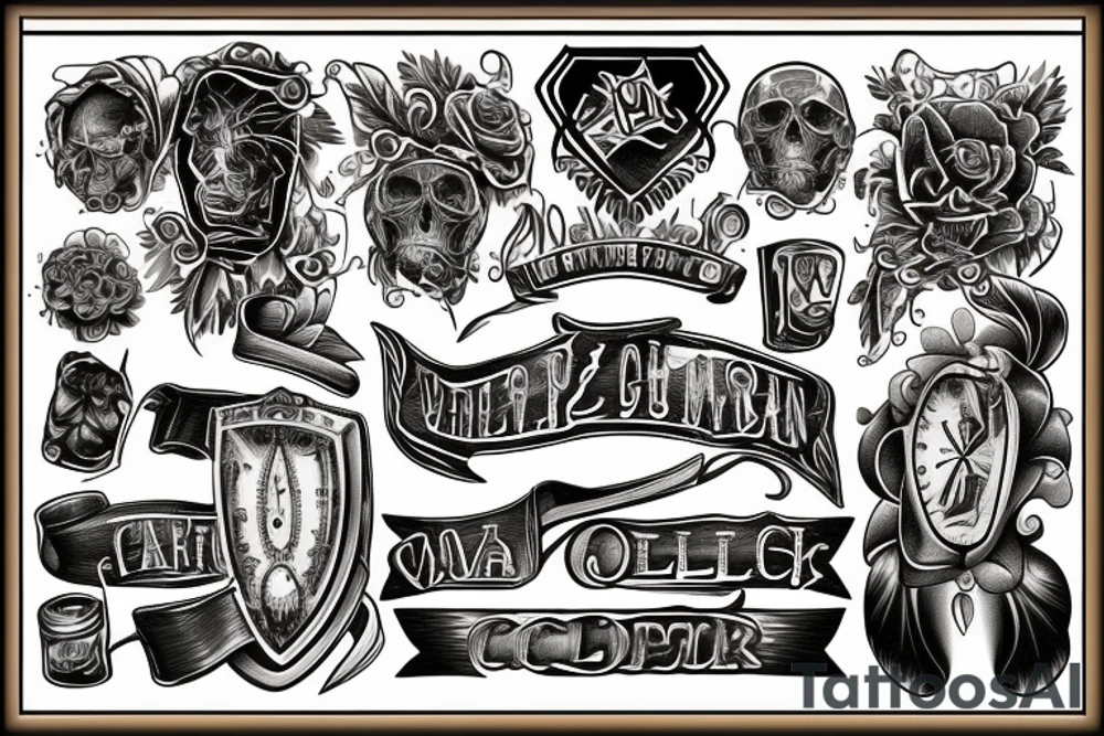 Western Christian tattoo idea