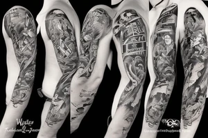 Western cowboy style tattoo idea