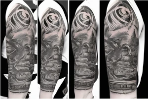 Western cowboy style tattoo idea