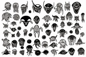 alien tattoo idea