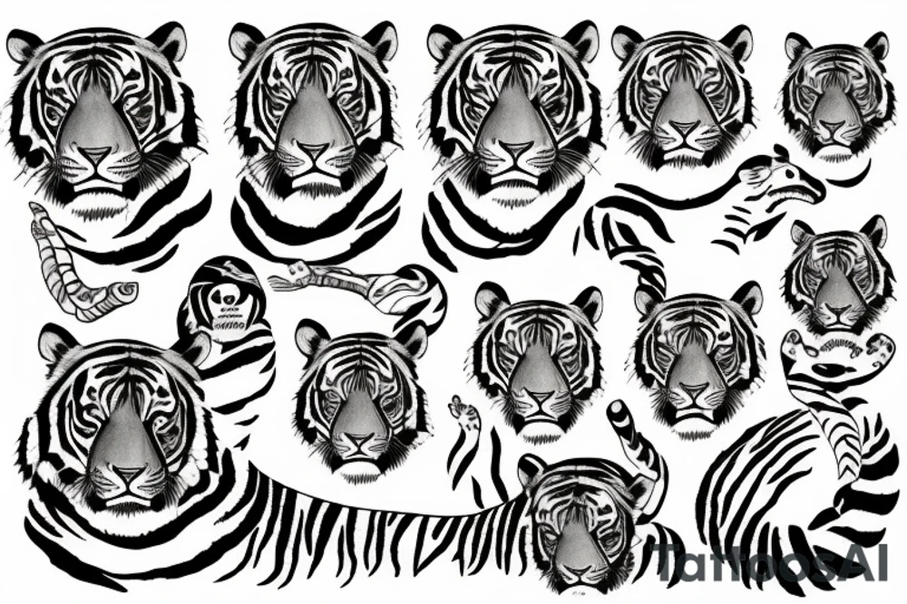 tiger tattoo idea