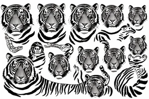 tiger tattoo idea