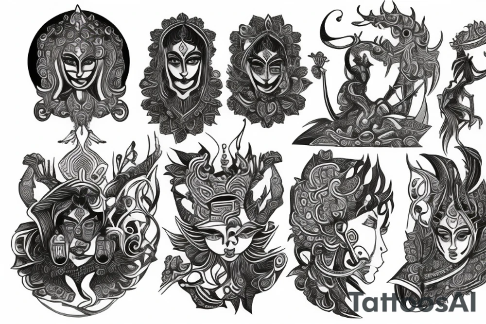 arjuna tattoo idea