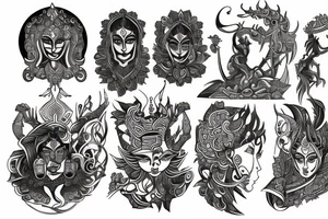 arjuna tattoo idea