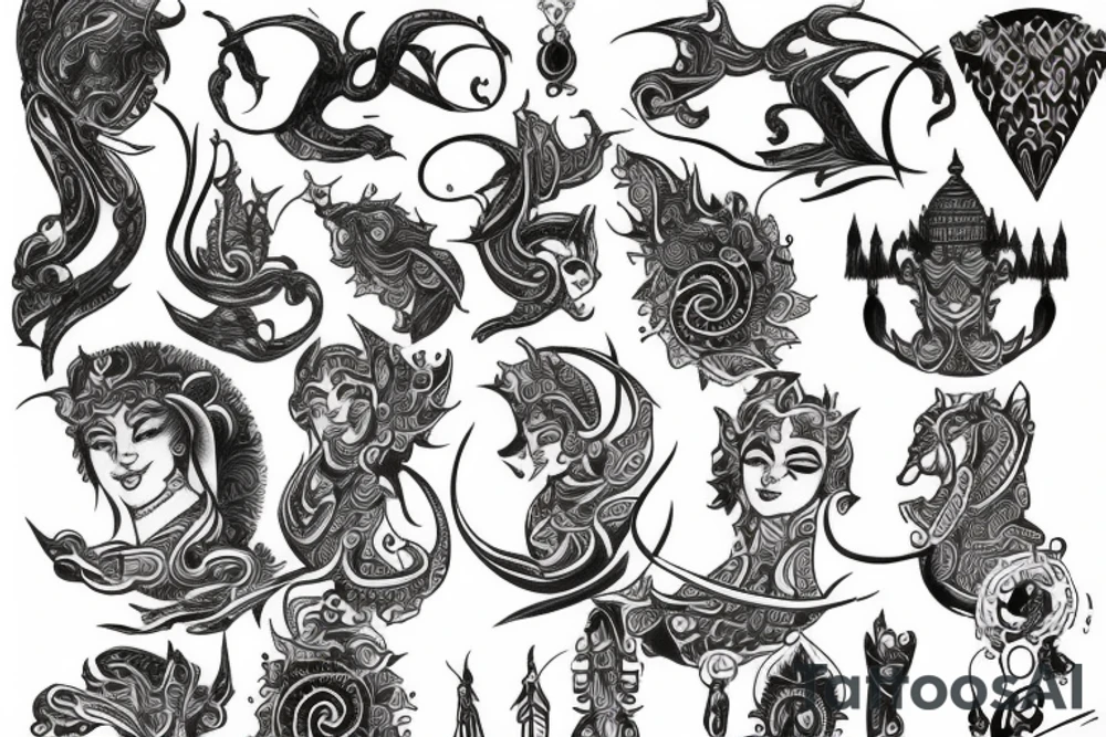 arjuna tattoo idea