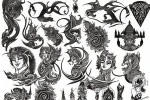 arjuna tattoo idea