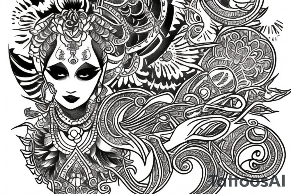 arjuna tattoo idea