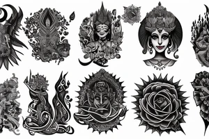 arjuna tattoo idea