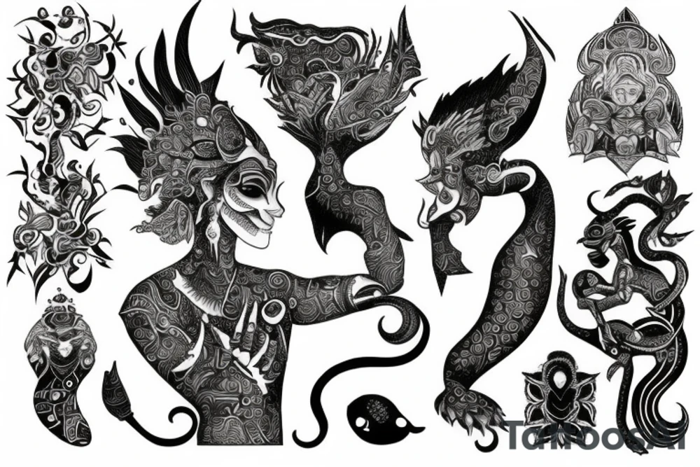 arjuna tattoo idea