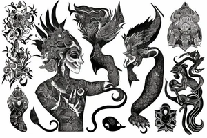 arjuna tattoo idea