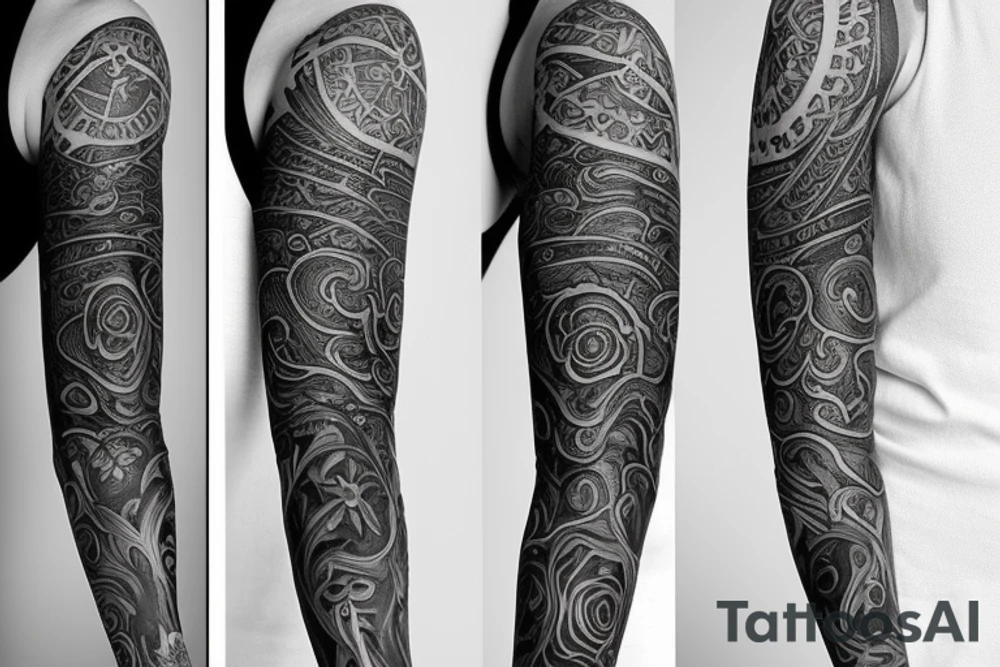 I want a sleeve dedicated to fanta tattoo idea