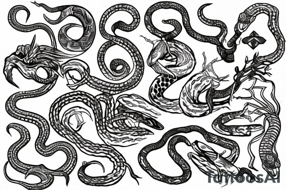 snake tattoo idea