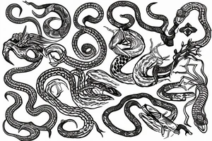 snake tattoo idea