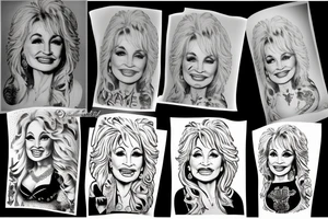 dolly parton tattoo idea