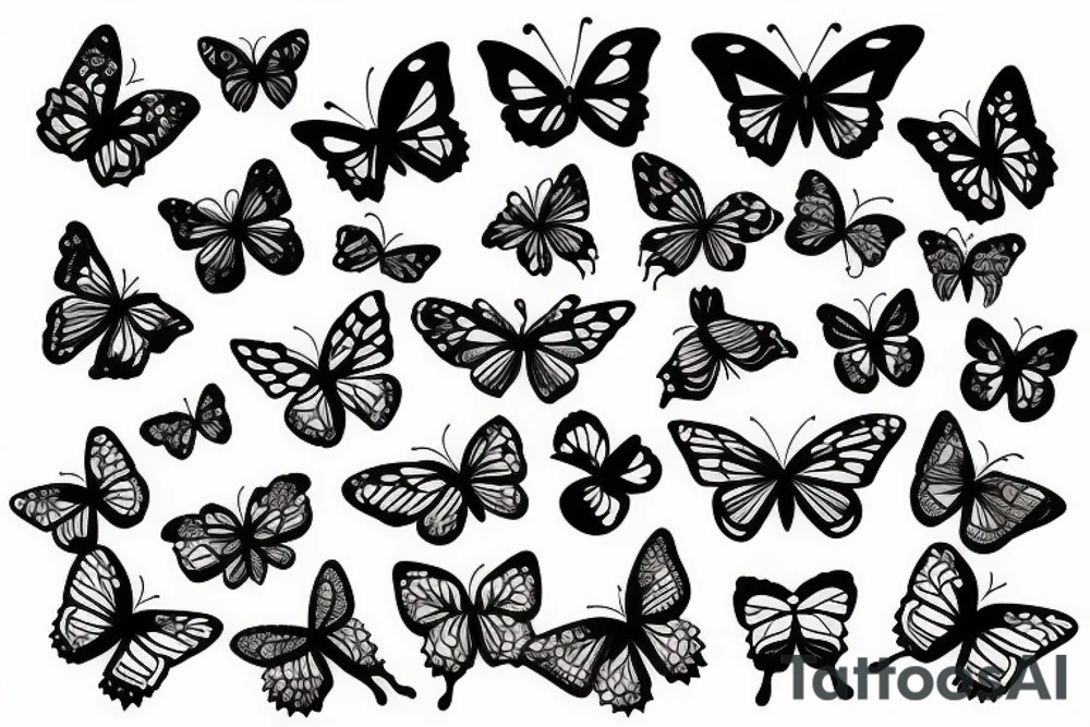 butterfly tattoo idea