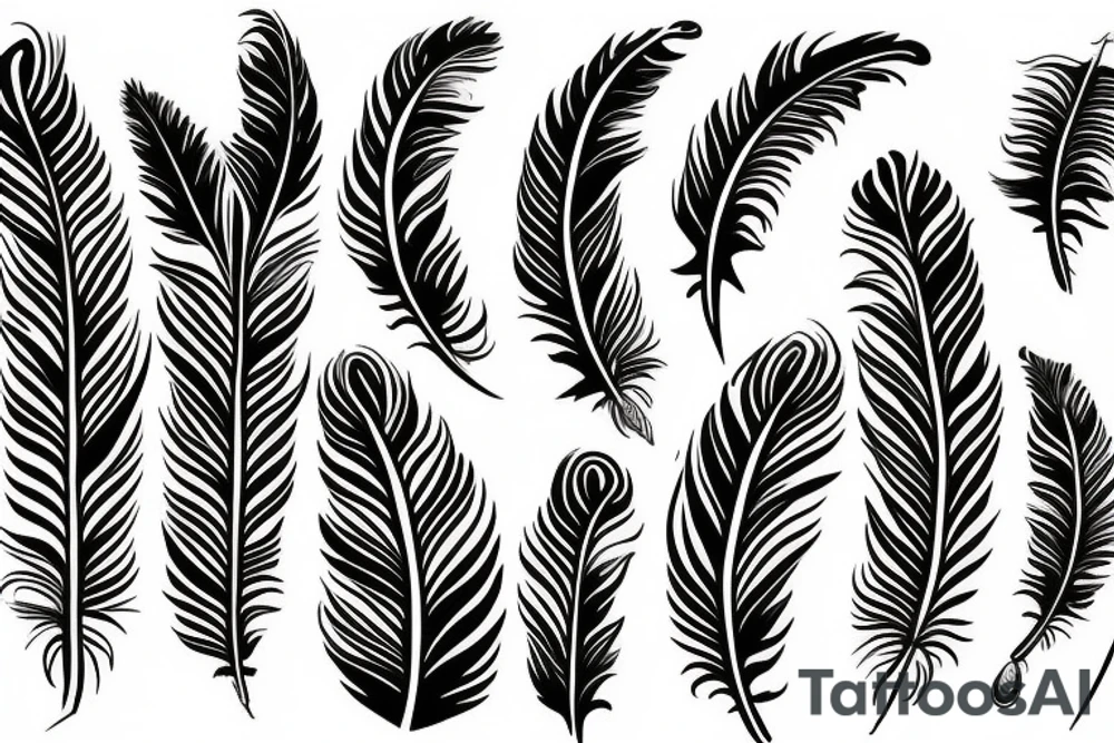 feather tattoo idea