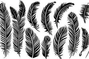 feather tattoo idea