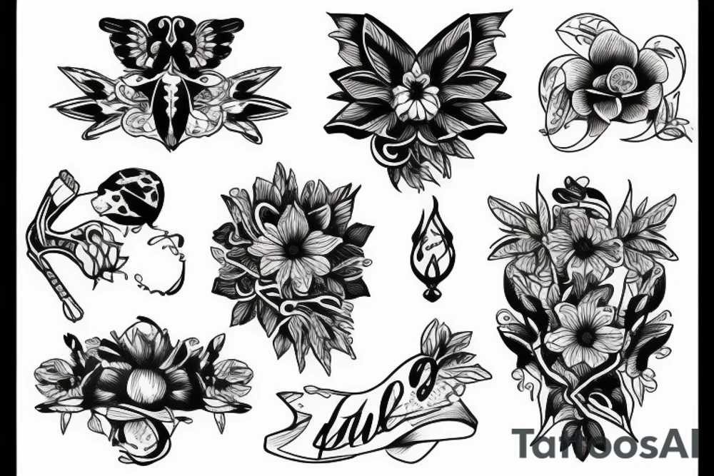 Outdoor scene tattoo idea