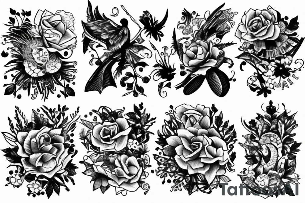 Outdoor scene tattoo idea
