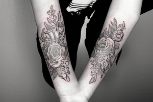 Powerful arm sleeve tattoo tattoo idea