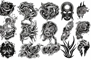God, universe, power, plantets tattoo idea