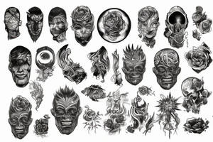 God, universe, power, plantets tattoo idea