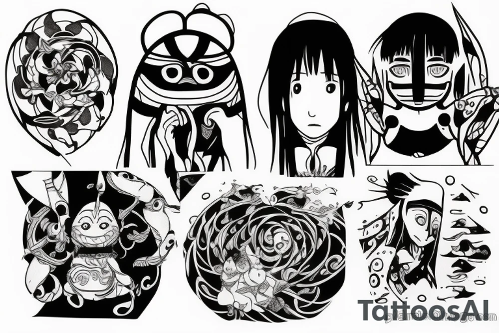 Spirited away tattoo idea