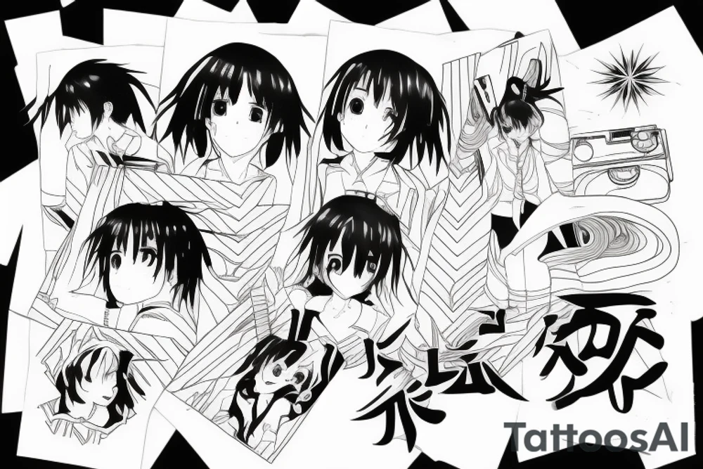 your name anime tattoo idea