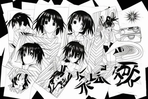 your name anime tattoo idea