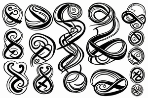 infinity symbol tattoo idea
