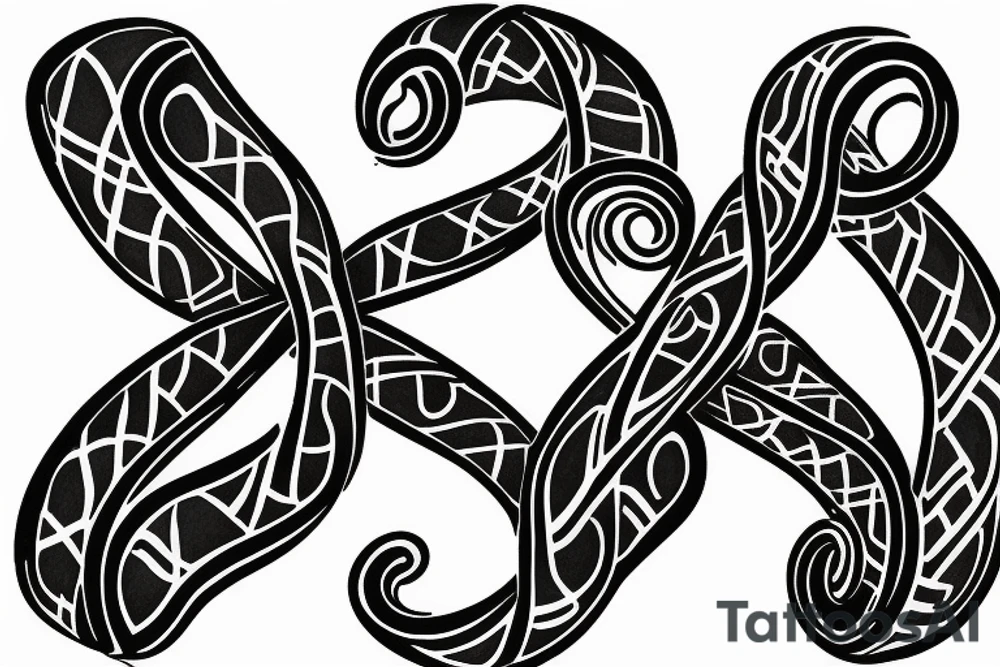 infinity symbol tattoo idea