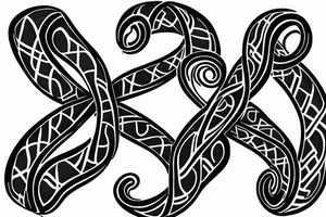 infinity symbol tattoo idea