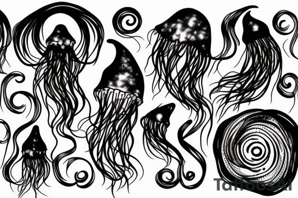 Jellyfish tattoo idea