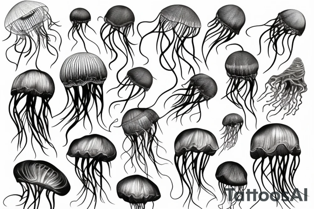 Jellyfish tattoo idea